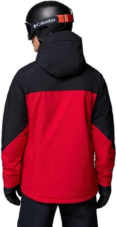 Куртка гірськолижна чоловіча Columbia Powder Prime XL бордово-чорна