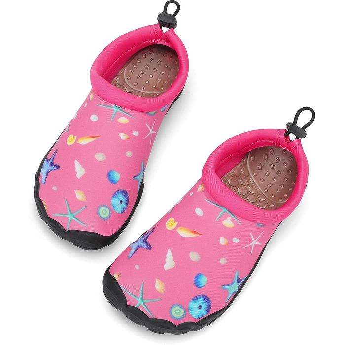 Дитячі шкарпетки-капці для плавання Mishansha: дихаючі, швидковисихаючі, антиковзкі, розмір 24-35, блакитний/рожевий