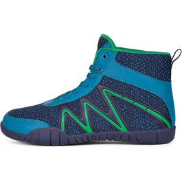 Чоловічі борцівки, боксівські туфлі, фітнес-кросівки з підошвою, що не залишає слідів, 47 EU, широкі, синьо-зелені