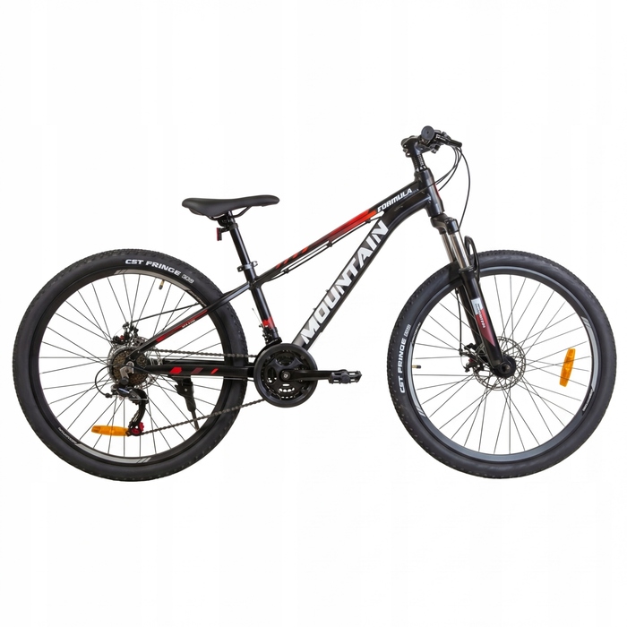 Гірський велосипед Hurtex Mountain 24, рама 11 дюймів, чорний