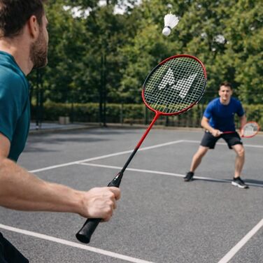 Набір для бадмінтону на 2 гравці: легкі та міцні ракетки, сумка в комплекті