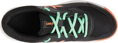 ASICS Gel-Dedicate 8 Gs - дитячі кросівки для падел-тенісу, чорний/кораловий (37 EU)