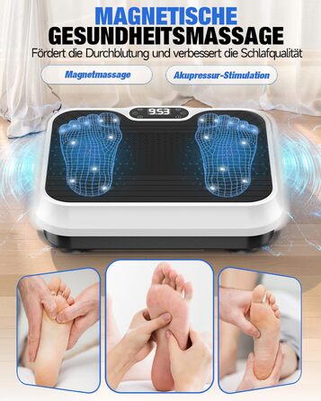 Віброплатформа для жінок HomeFitnessCode Mini - тренажер для дому для схуднення та м'язового розвитку, чорний