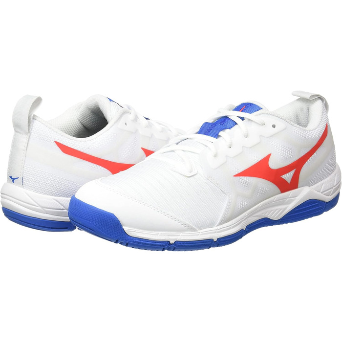 Волейбольне взуття Mizuno Wave Supersonic 2 для чоловіків, 42 EU, білий, Irred French Blue