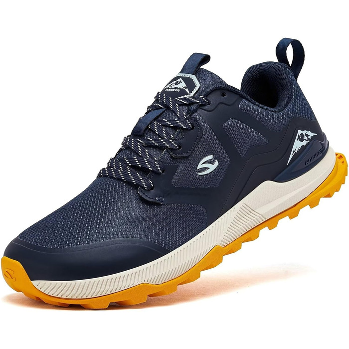 Чоловічі кросівки для трейлраннінгу HOBIBEAR | Трекінг, хайкінг | Широкий носок, не слизькі | Синій (40 EU)