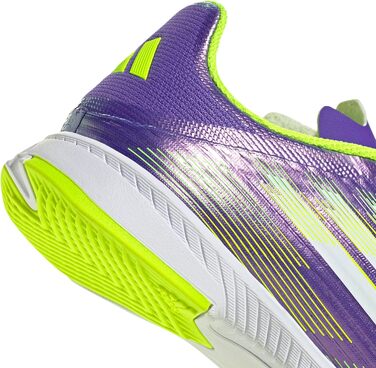 Дитячі футбольні бутси adidas F50 League Indoor для залу, розмір 38 EU, фіолетовий, білий, лимонний