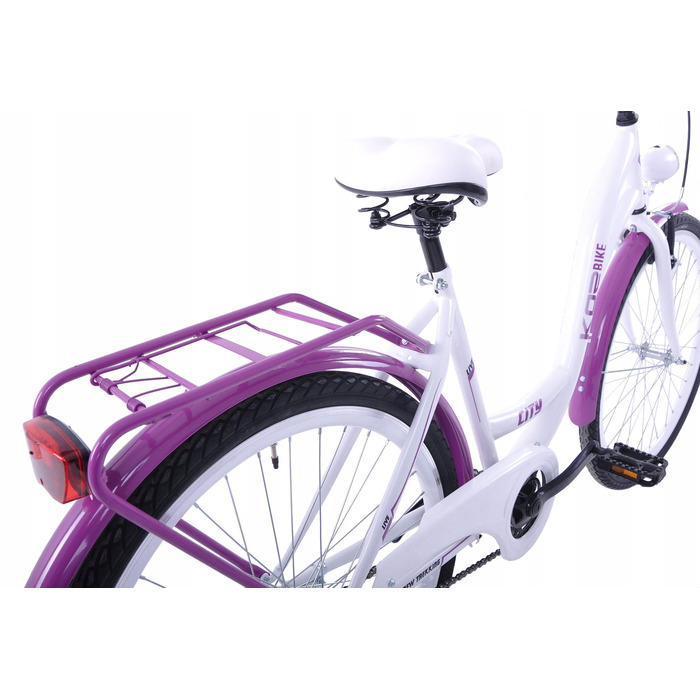 Міський велосипед Kozbike 26K36-S1CZ/KM/W, рама 18 дюймів, колеса 26