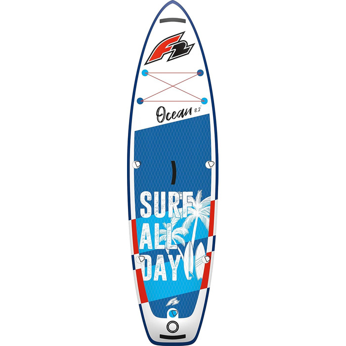 Дитяча SUP-дошка F2 Ocean 9'2'' з алюмінієвим веслом 280x67 см, надувна, комплект для дітей