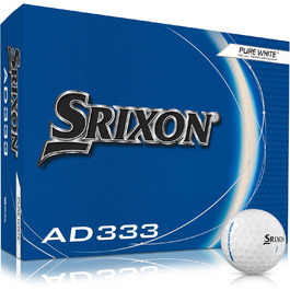 Гольф-м'ячі Srixon AD333 11 - преміум якість для дальності та швидкості, низька компресія, лінія вирівнювання.