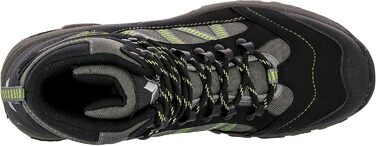 Чоловічі трекінгові черевики Lico Rancher High, 47 EU, чорний/сірий/зелений