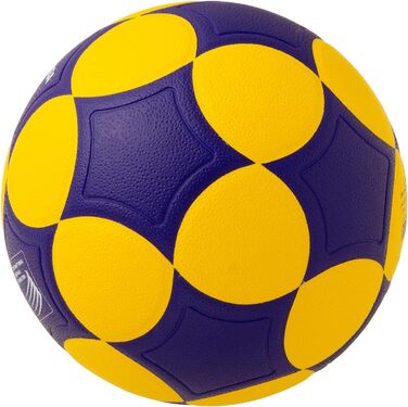 М'яч для корфболу Mikasa K5-IKF, розмір 5, жовто-синій, офіційний
