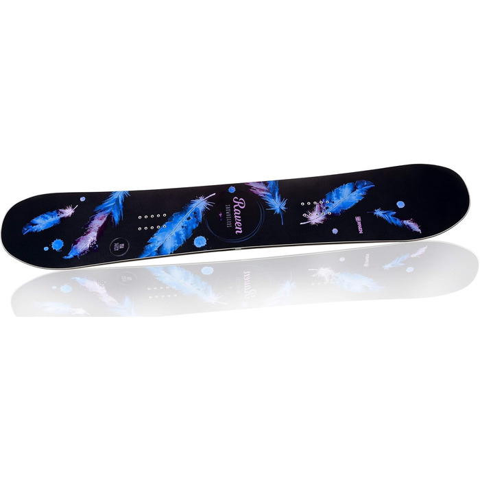 Сноуборд RAVEN Mia Black + Фіксуючі кріплення Fastec FT360 150 см + Fastec Fuchsia M