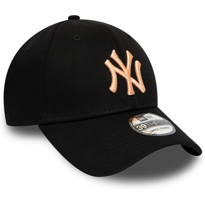 Кепка New Era MLB 39Thirty Yankees (Чорно-рожева, L-XL) - Оригінальна бейсболка