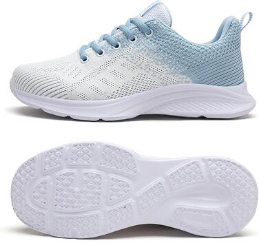 Спортивні кросівки для чоловіків та жінок. Підходять для бігу, фітнесу, прогулянок та активного відпочинку. Розміри 35-45 EU, колір блакитний.