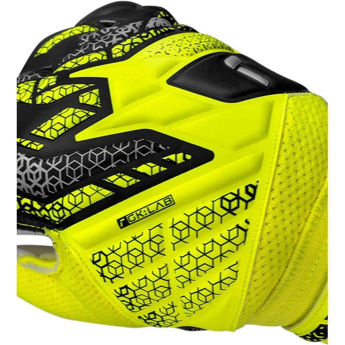 Воротарські рукавички Reusch Attrakt Solid - надійний хват для чоловіків та жінок. Підходять для будь-якої погоди та поверхні поля. Жовто-срібні, розмір 10.