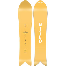 Сноуборд Nitro Fintwin 2025 Quiver для чоловіків, Swallowtail, Cam-Out Camber, беккантрі, середня ширина, тюнінгована форма