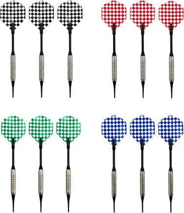 Електронна дартс-мішень Best Sporting Oxford 1.0 з LED підсвічуванням, шафкою-автоматом, 12 дротиками, запасними наконечниками та адаптером живлення