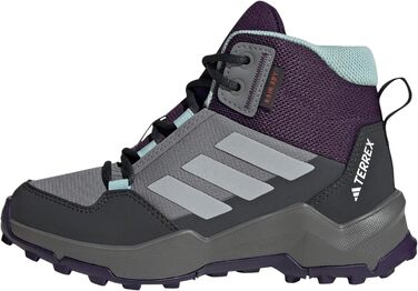 Дитячі трекінгові черевики Adidas Terrex AX4R MID RAIN.RDY (29 EU, сірий/сірий/блакитний)