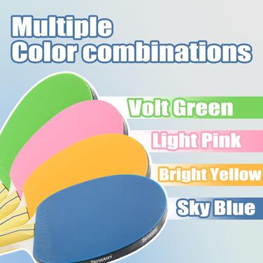 Набір столів тенісних ракеток Senston (4 шт.) – Яскраві варіанти для розваг та сімейного відпочинку | Ідеальний набір для підлітків та дорослих!