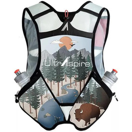 Ultraspire Momentum 2.0 – мінімалістичний біговий рюкзак-веста 6 л з відсіком для гідрації, під фляги 4×550 мл