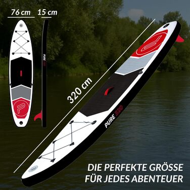 Надувний SUP Stand Up Paddle Board (150 кг) з комплектом: насос, весло, рюкзак, фініш, страховка, для водних видів спорту та паділінгу