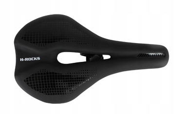 Гелеве велосипедне сідло VOID H-ROCKS — комфортне, чорне, для MTB