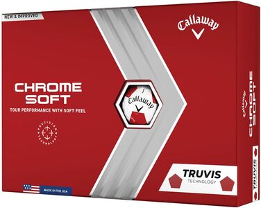 Гольф-м'ячі Callaway Chrome Soft 2022, преміум якість