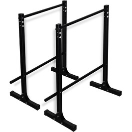 Бруси для віджимань Parallettes, домашній тренажер, регульовані 83-91 см, для силових тренувань