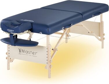 Складаний масажний стіл Master Massage Coronado з підсвіткою, дерев'яний, 71 см, 70x200 см, косметологічне та терапевтичне ліжко
