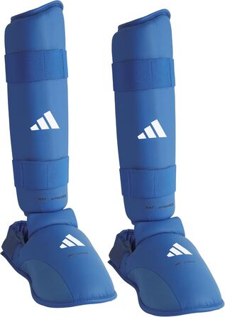Захист гомілки та стопи Adidas WKF Karate знімний, L, синій