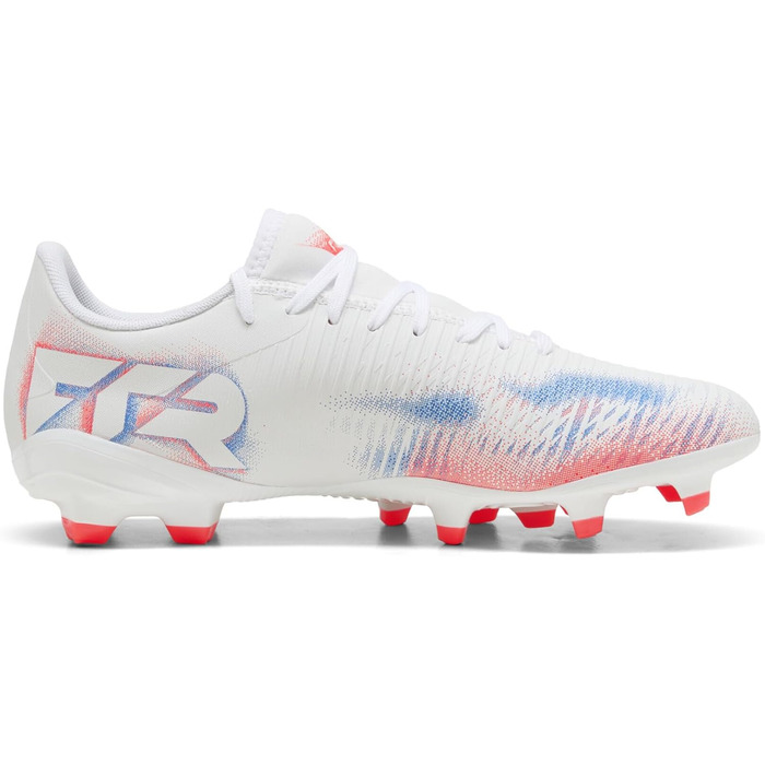 Жіночі футбольні бутси PUMA Future 8 Play FG/AG, 40 EU, білий, чорний, червоний