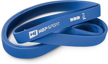 Набір еластичних стрічок Hop-Sport 2-29 кг, для силових тренувань та фітнесу, з дверним кріпленням