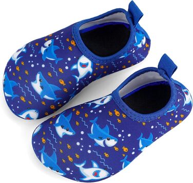Дитячі шльопанці для плавання та басейну: антиковзкі, швидковисихаючі, для дівчаток та хлопчиків (21/22 EU, Navy Blue)