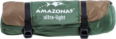 Гамак Amazonas Ultra-Light Adventure Coyote Kingsize (Зелений/Коричневий) - надлегкий, 150 кг, 275x140 см