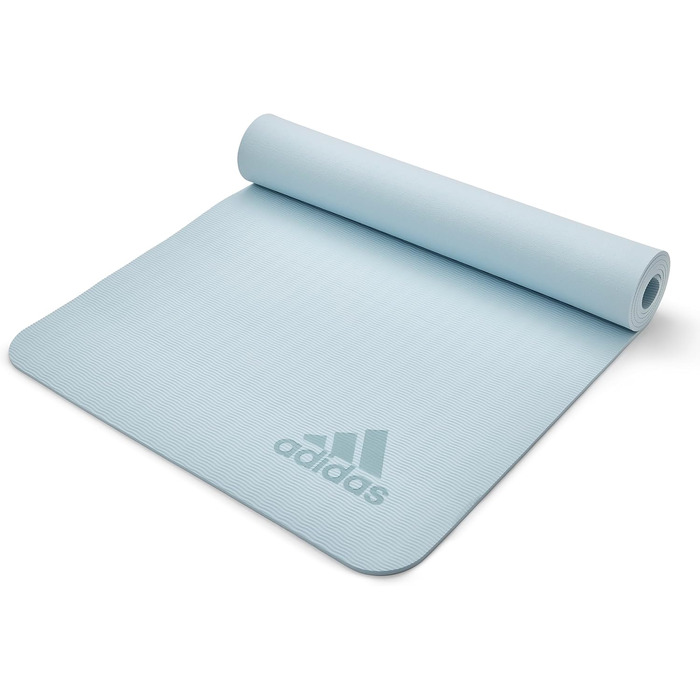 Преміум йога-мат adidas 5 мм – товстий, нековзкий, без ПВХ, для йоги та пілатесу, довговічний, комфортний