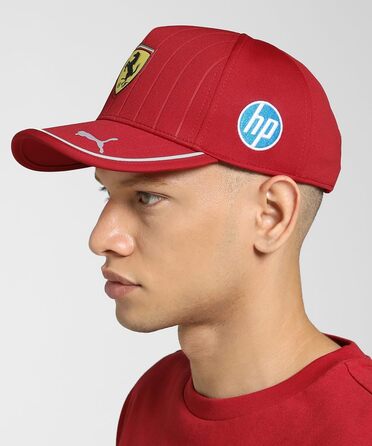 Кепка PUMA Scuderia Ferrari F1 2025 Lewis Hamilton червона, універсальний розмір