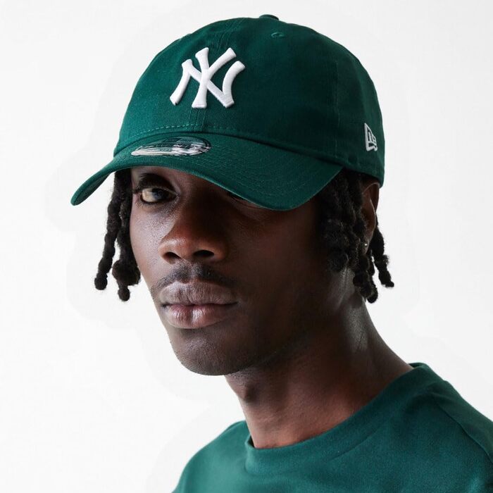 Кепка New Era MLB League Essential 9Twenty New York Yankees, регульована, зелена, один розмір