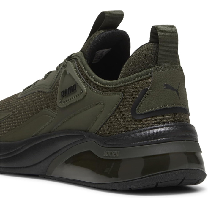 Кросівки для бігу PUMA Cell ThrillRoad - унісекс, розмір 40.5 EU, темно-оливковий/чорний Puma