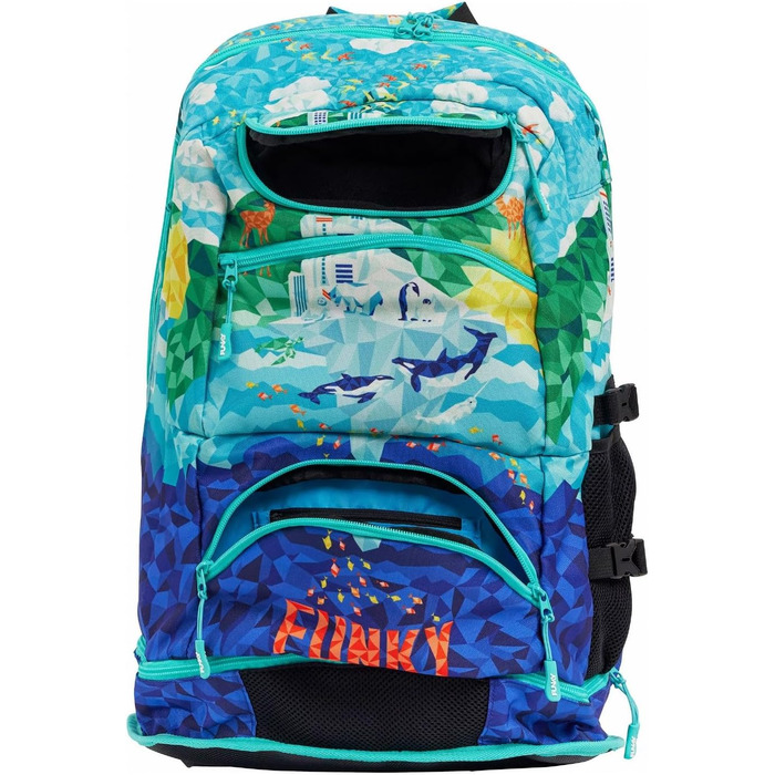 Дитячий плавальний рюкзак Funkita Elite Squad 36 л Wilderness – водонепроникний, спортивний
