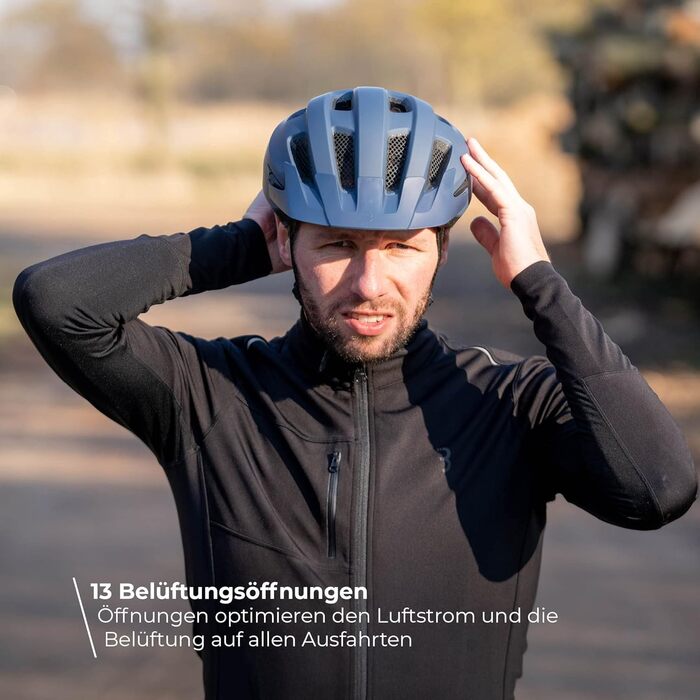 Велосипедний шолом BBB Cycling Condor 2.0 знімне візор MTB/шосе, синій матовий, L (58-62 см), travelbag