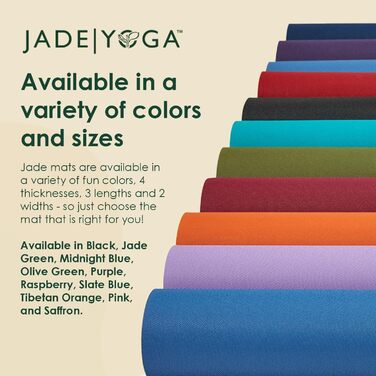Килимок для йоги Jade Yoga Harmony з антиковзким покриттям