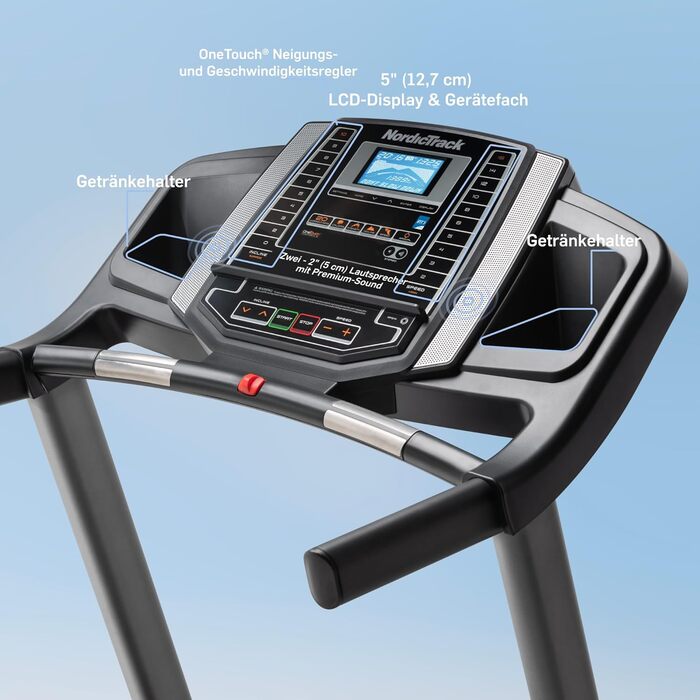 Біговий тренажер NordicTrack T 6.5 S: біговий доріжка з регулюванням нахилу, Bluetooth, до 136 кг