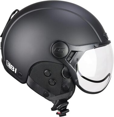 Гірськолижний шолом CGM EBI для дорослих, унісекс, матовий чорний, XL (60 см)