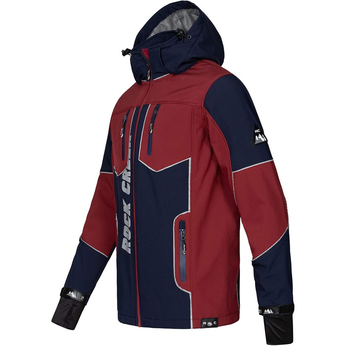 Чоловіча куртка-софтшелл Rock Creek Outdoor H-237 L, темно-синя