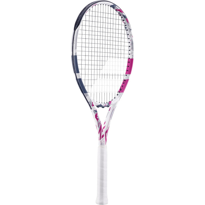 Тенісна ракетка Babolat Evo Aero Pink для дорослих, натягнута, потужність і комфорт, аеродинамічна рама Alpha, технології Evo 4 Feel та Woofer, ручка Syntec Evo Grip 2, французький бренд, рожева