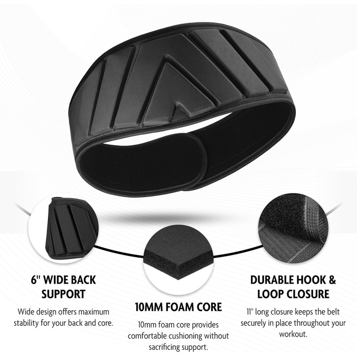 Пояс для важкої атлетики DMoose - підтягуючий пояс з системою самоблокування - пояс для чоловіків та жінок - фітнес, важка атлетика, бодібілдинг, кросфіт