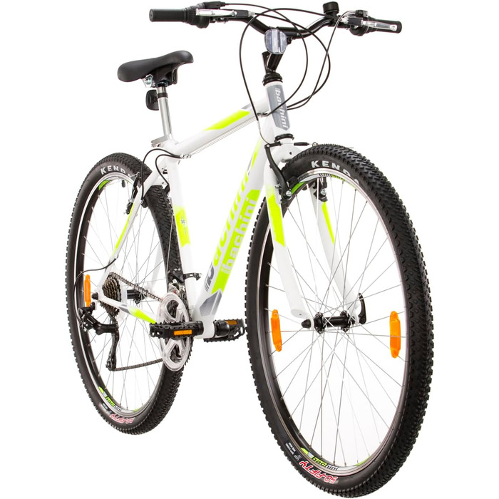Гірський велосипед Probike PRO 29 дюймів, 21 швидкість, для чоловіків та жінок, зріст 175-190 см, білий/зелений, Multibrand Distribution