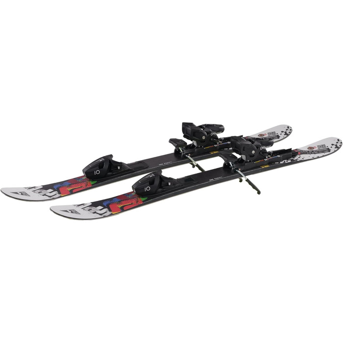 Лижні дитячі GPO Snowblade Snowkid 99 см | Короткі лижі з кріпленням Tyrolia SR-10 | Для дітей та дорослих