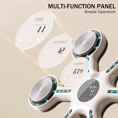 Електронна музична бокс-машина Fisca з рукавицями, настінна, Bluetooth, для тренувань удома