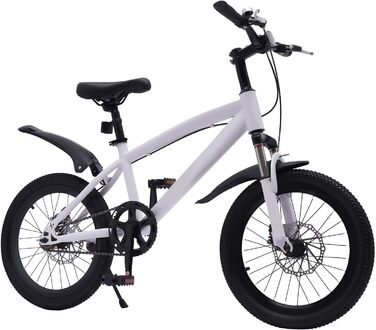 Дитячий велосипед BMX 18 дюймів, високоміцна сталь, регульована висота, для хлопчиків і дівчат від 5 років